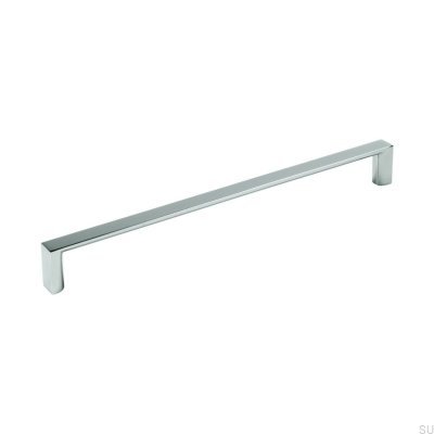 Avlångt möbelhandtag 735 224 Polerad krom