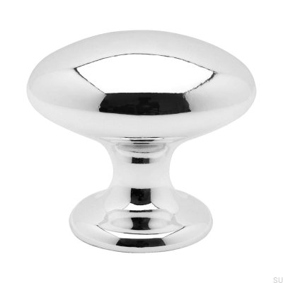 Möbelknopp 401 Silver Polerad Nickel